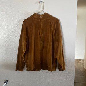 Madewell velvet sweater